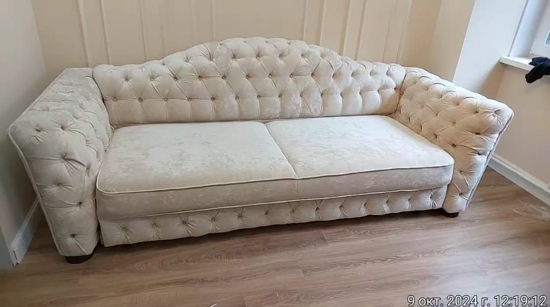 Замена обивки дивана на дому. Славянский бульвар